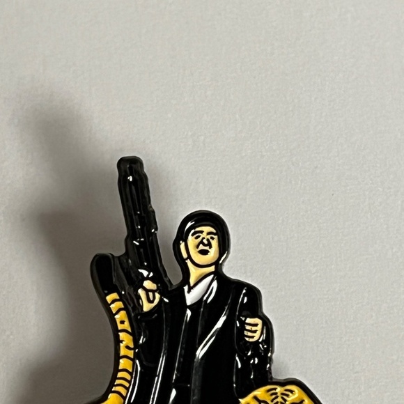 Scarface Tony Montana Gun Tigers Hat Pin Streetwear Hats Bag Fitted New Era - Picture 2 of 7
